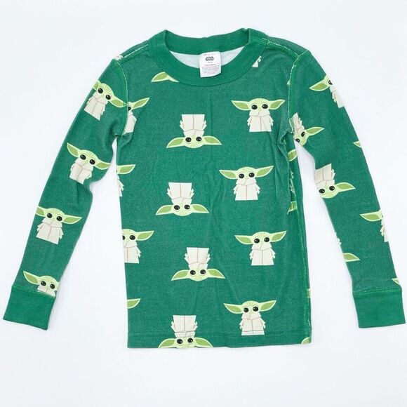 Hanna Andersson Long Johns The Child Grogu lot of two pair - Kids EU 100 / US 4 - Picture 2 of 10